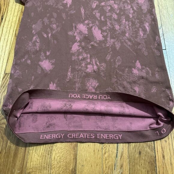 lululemon athletica Brown and Pink athletic tee women’s size 10 - Picture 8 of 15